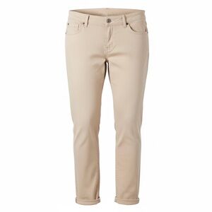 Torrid Women's Plus Size Tan Boyfriend Straight Mid-Rise Stretch Jeans - Size 14